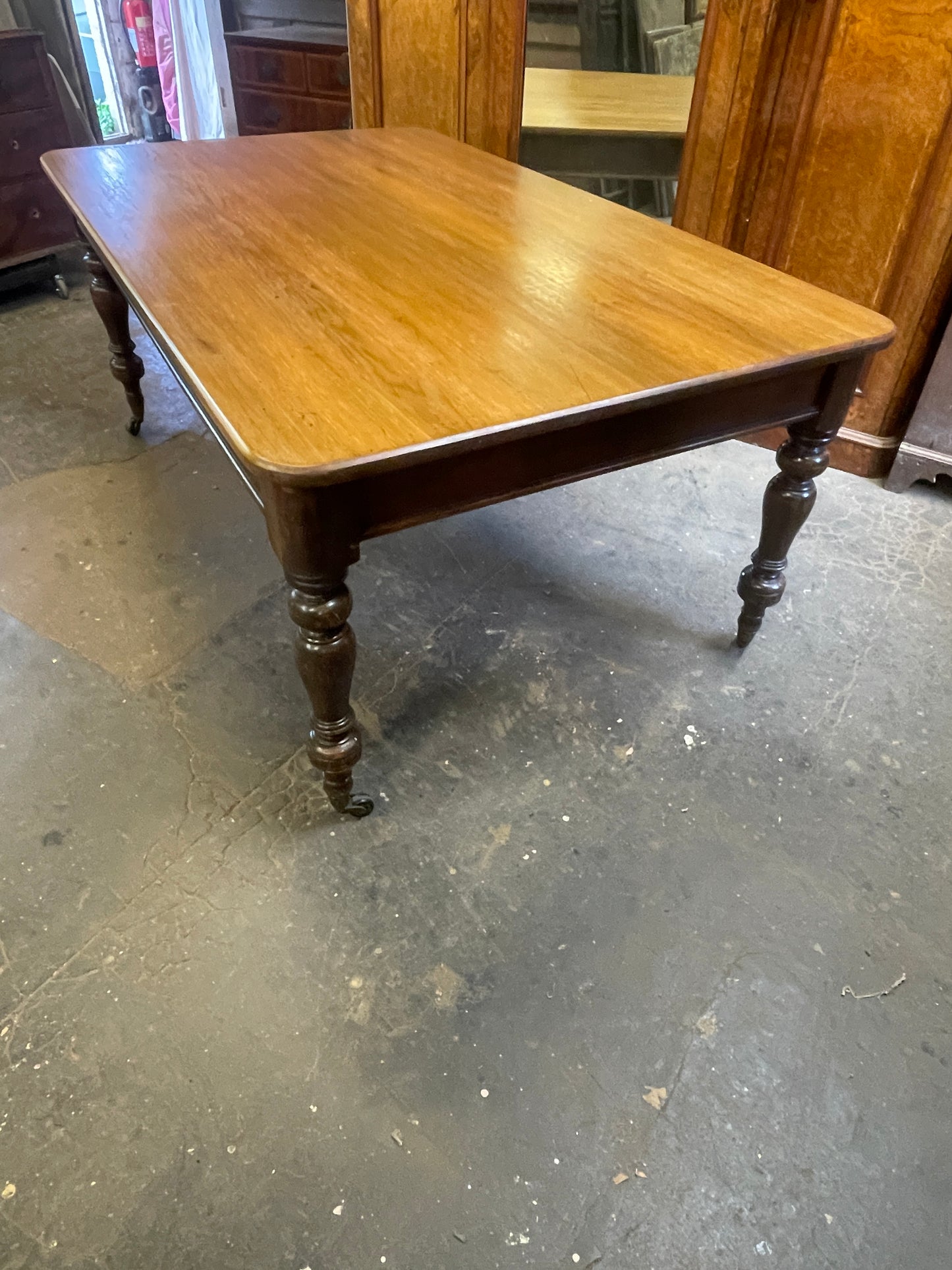 Victorian pine table