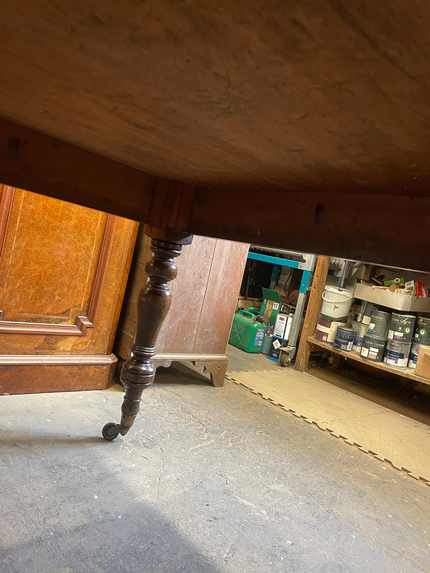 Victorian pine table