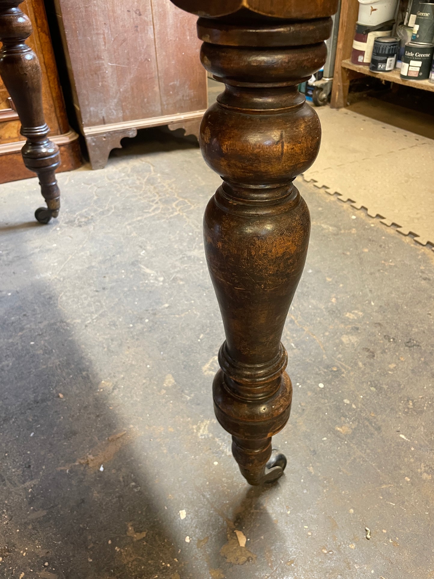 Victorian pine table