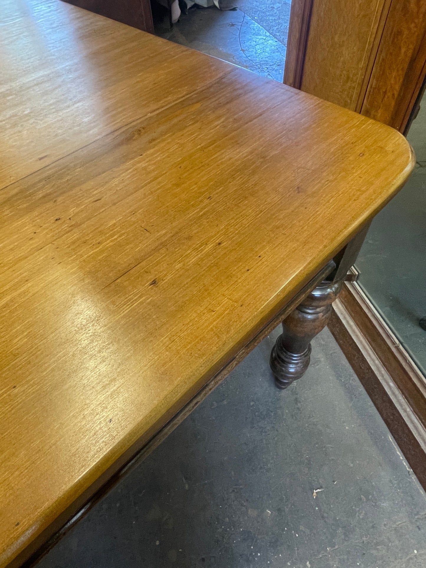 Victorian pine table