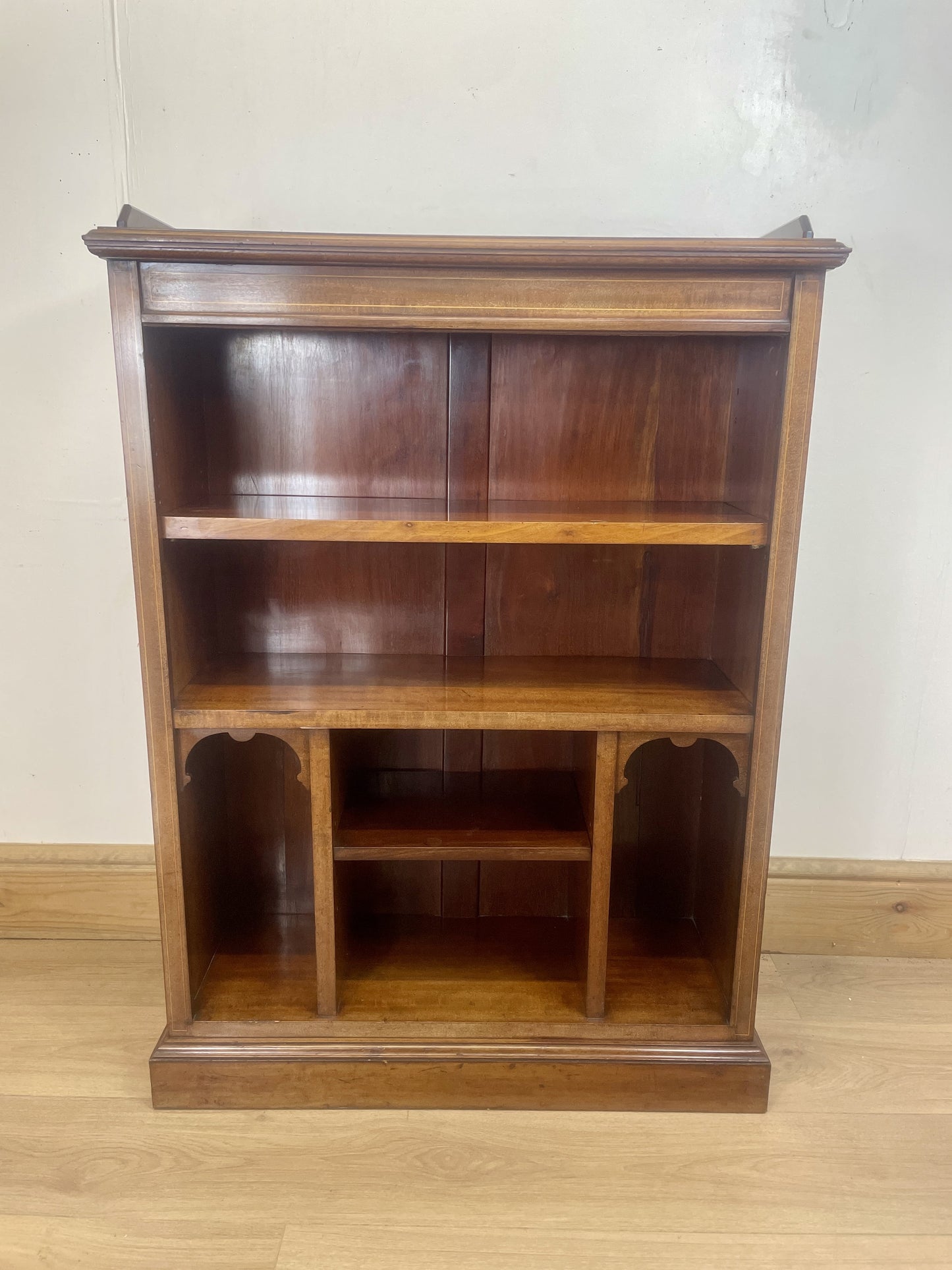 antique-edwardian-open-bookcase
