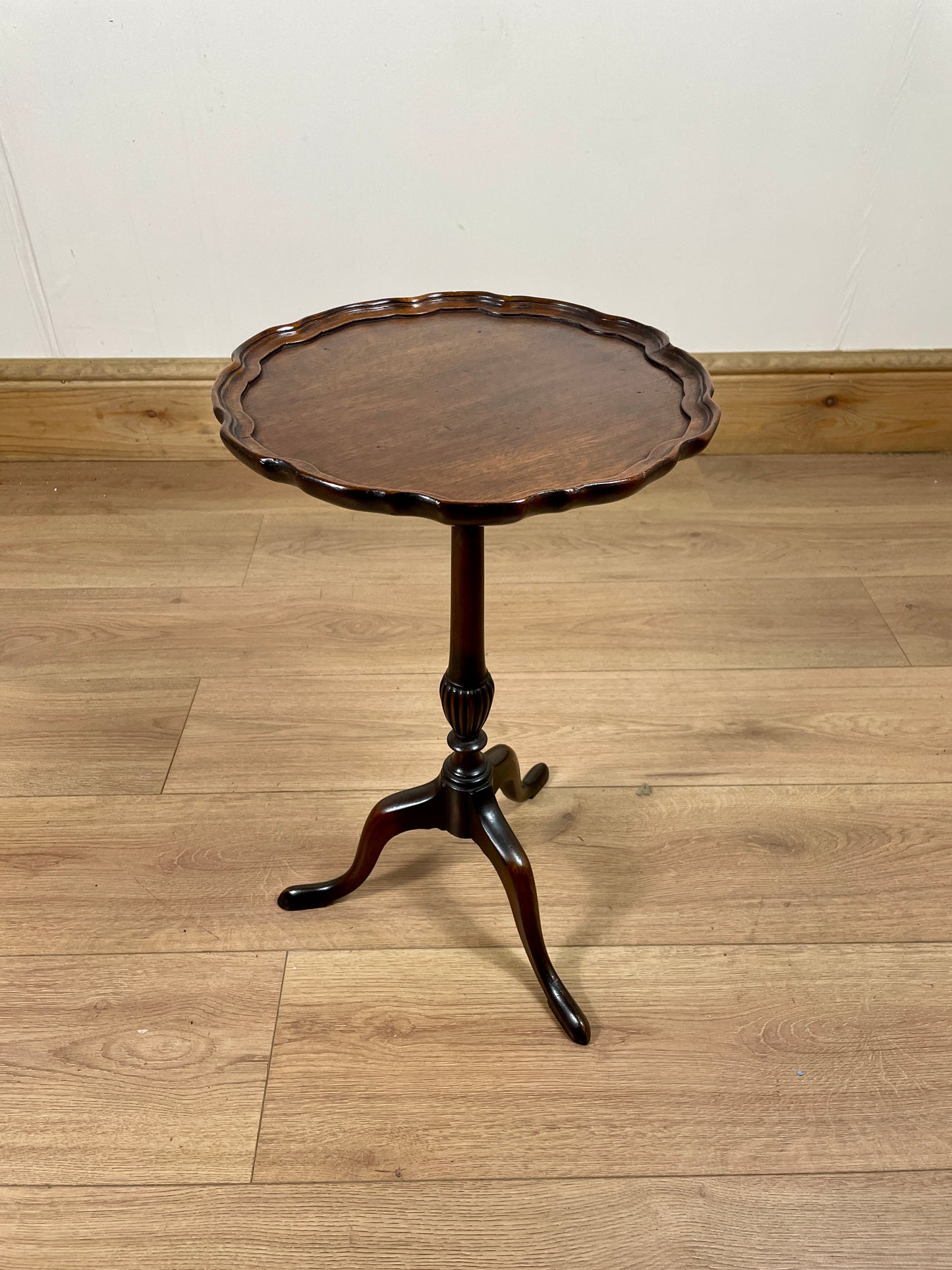 Antique Edwardian Pie Crust Wine Table