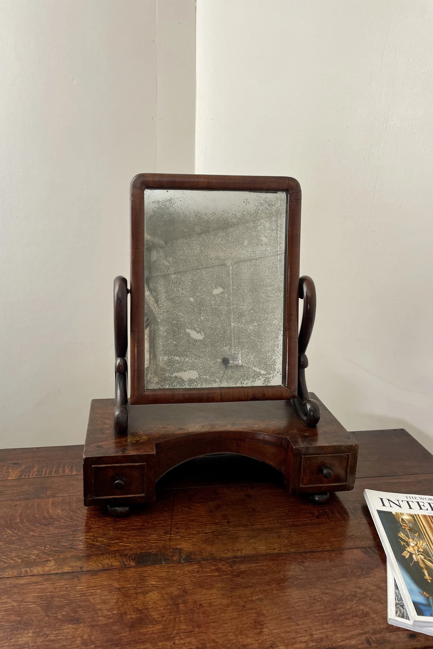 18C Antique Georgian Dressing Mirror