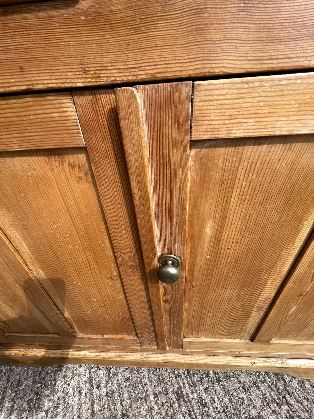 Antique Pine Farmhouse Kitchen Dresser