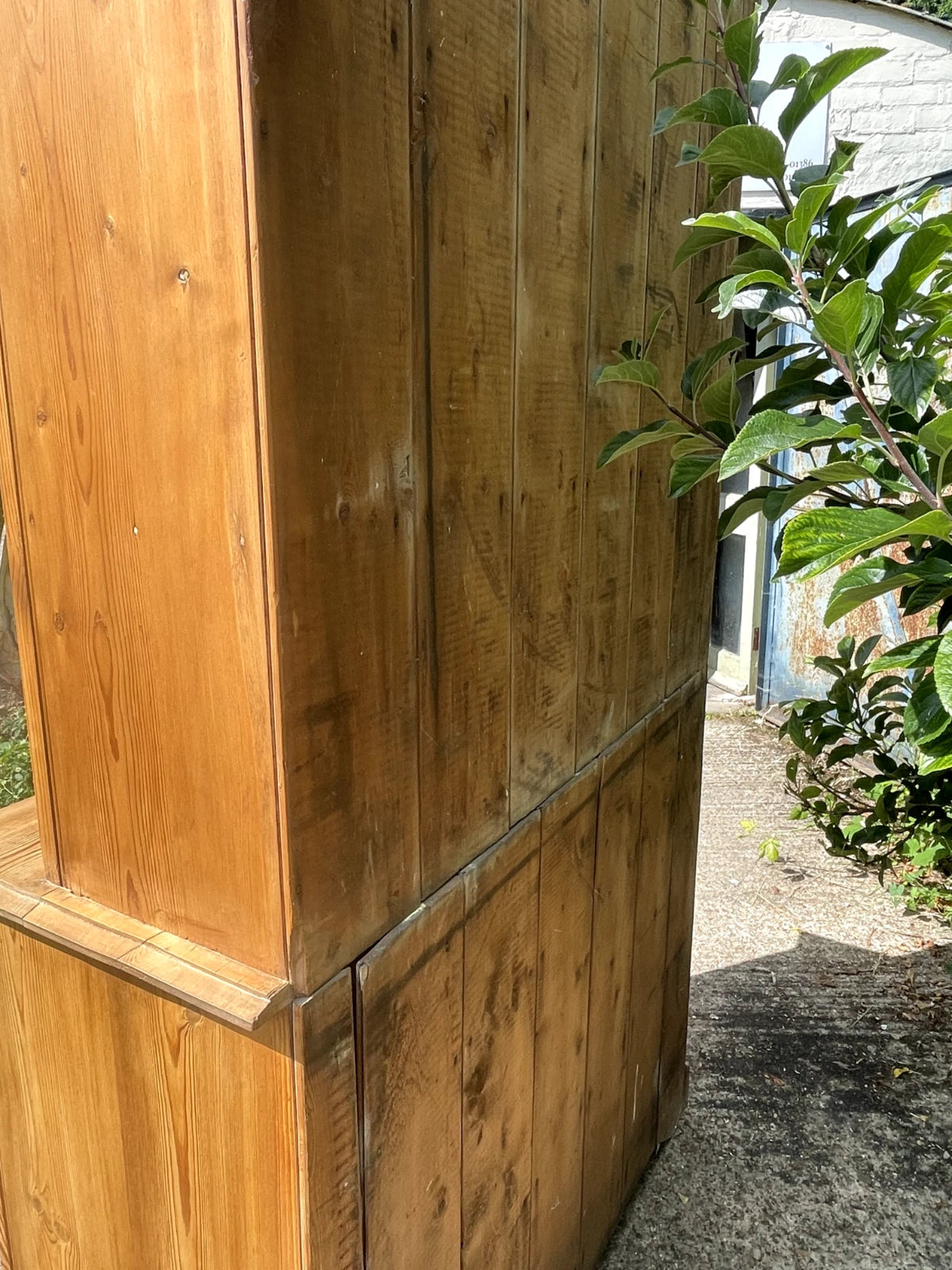 Antique Pine Farmhouse Kitchen Dresser