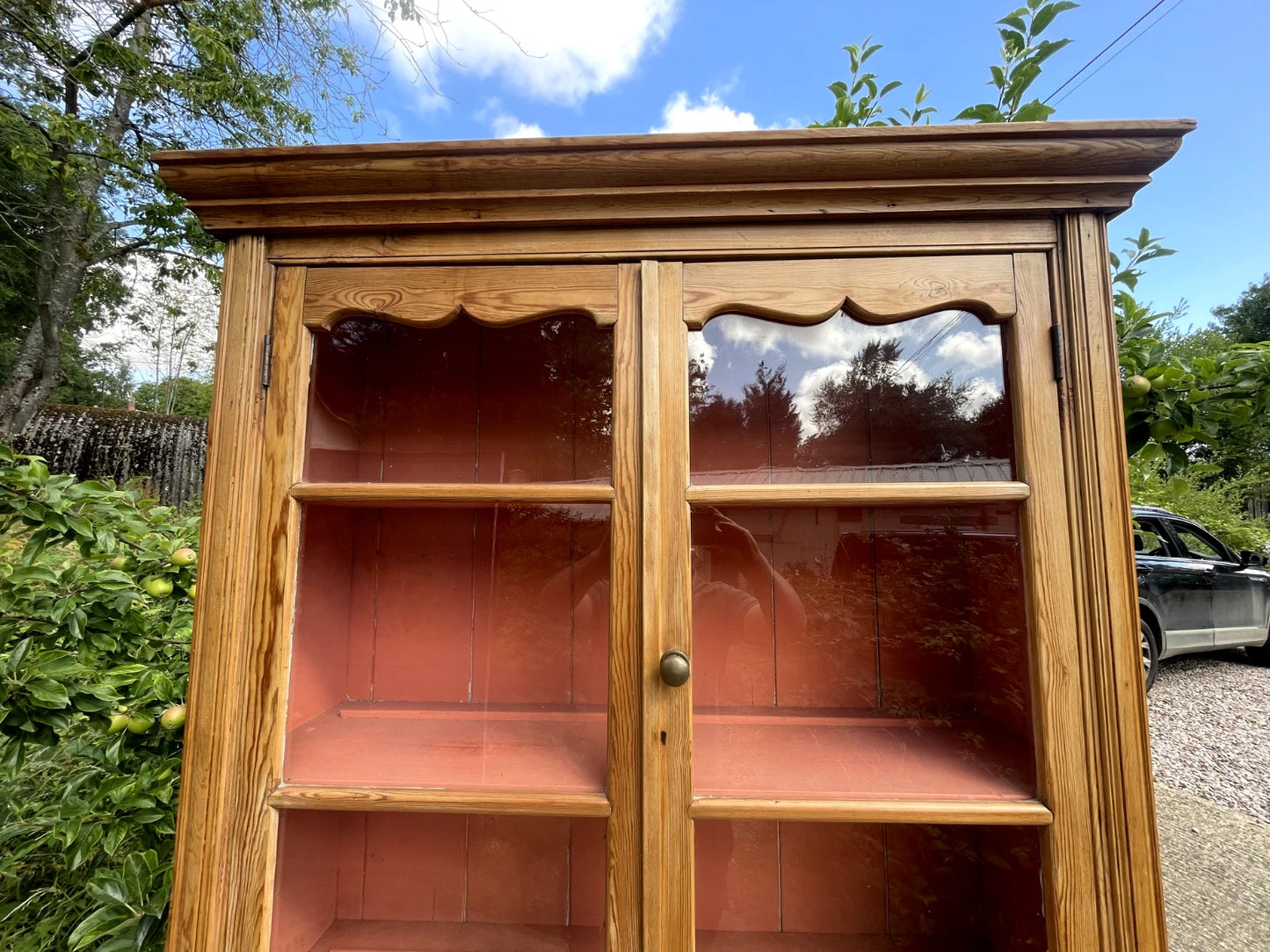 Antique Pine Farmhouse Kitchen Dresser