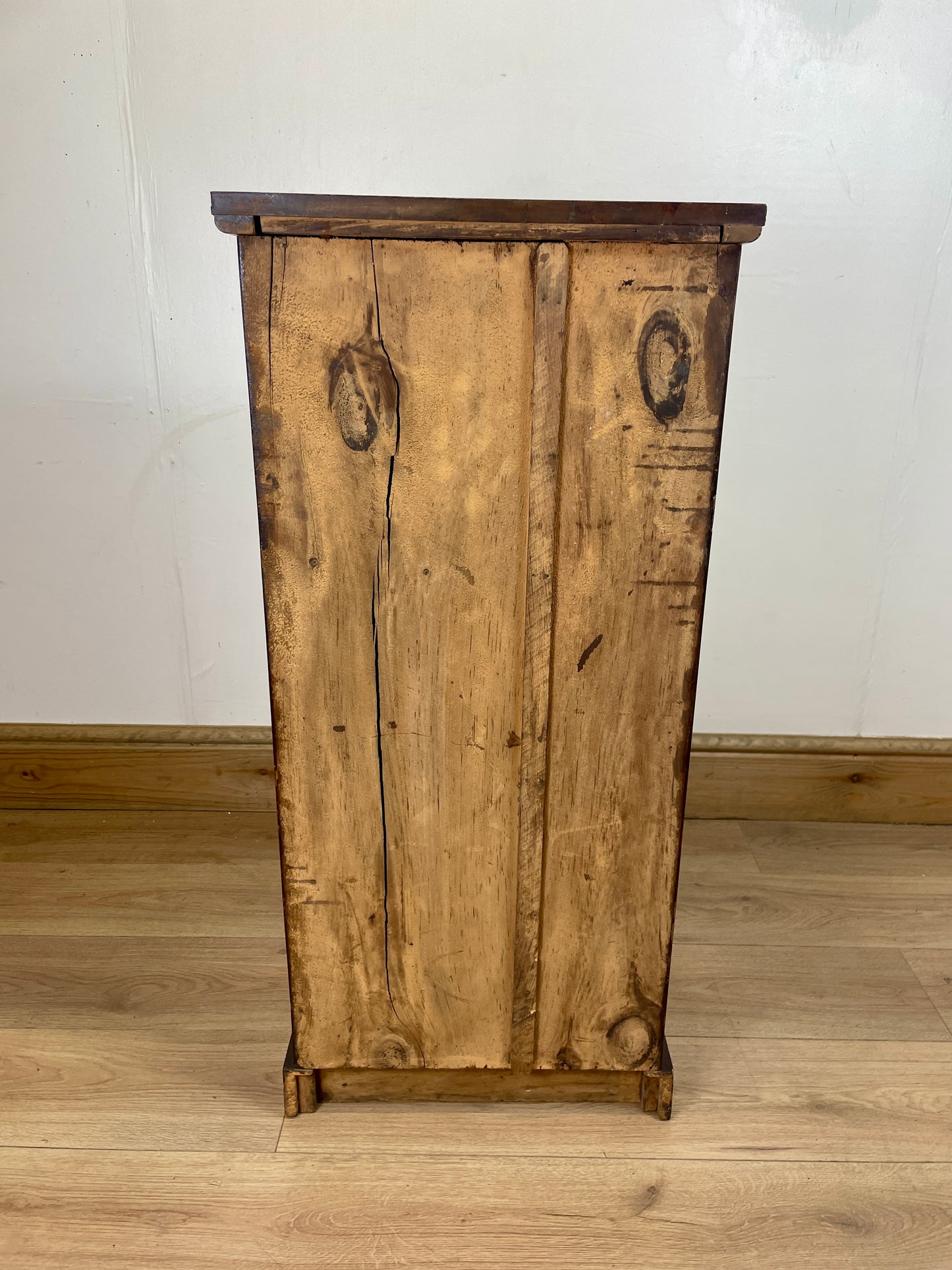 Antique Slim Wellington Chest – Victorian Mahogany Storage Drawers