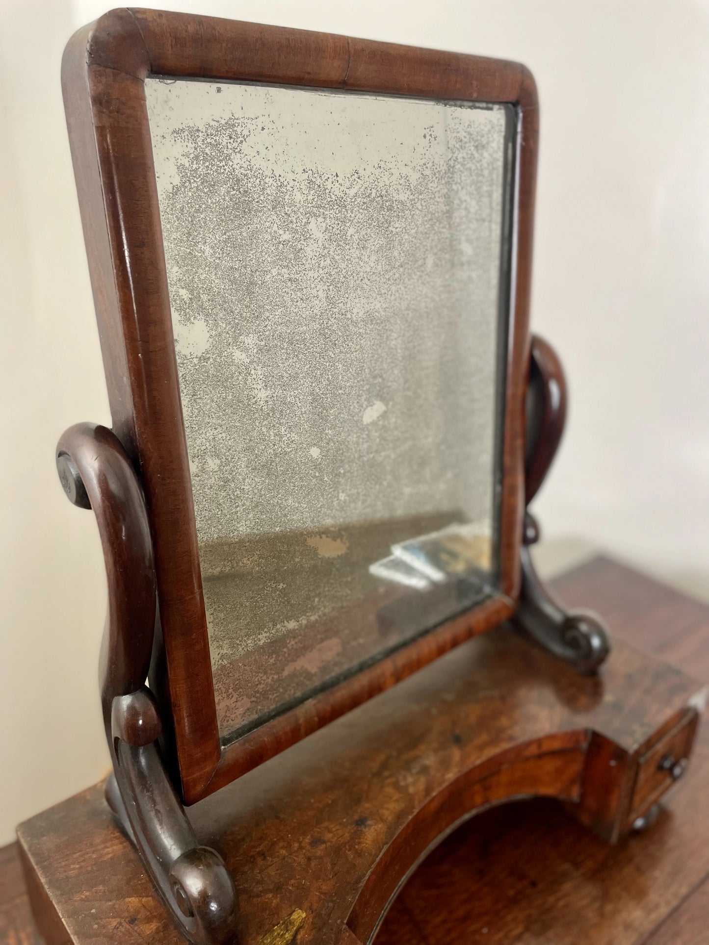 18C Antique Georgian Dressing Mirror
