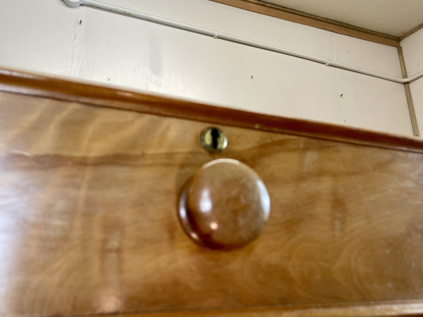 Antique Victorian Satin Birch Chest of Drawers