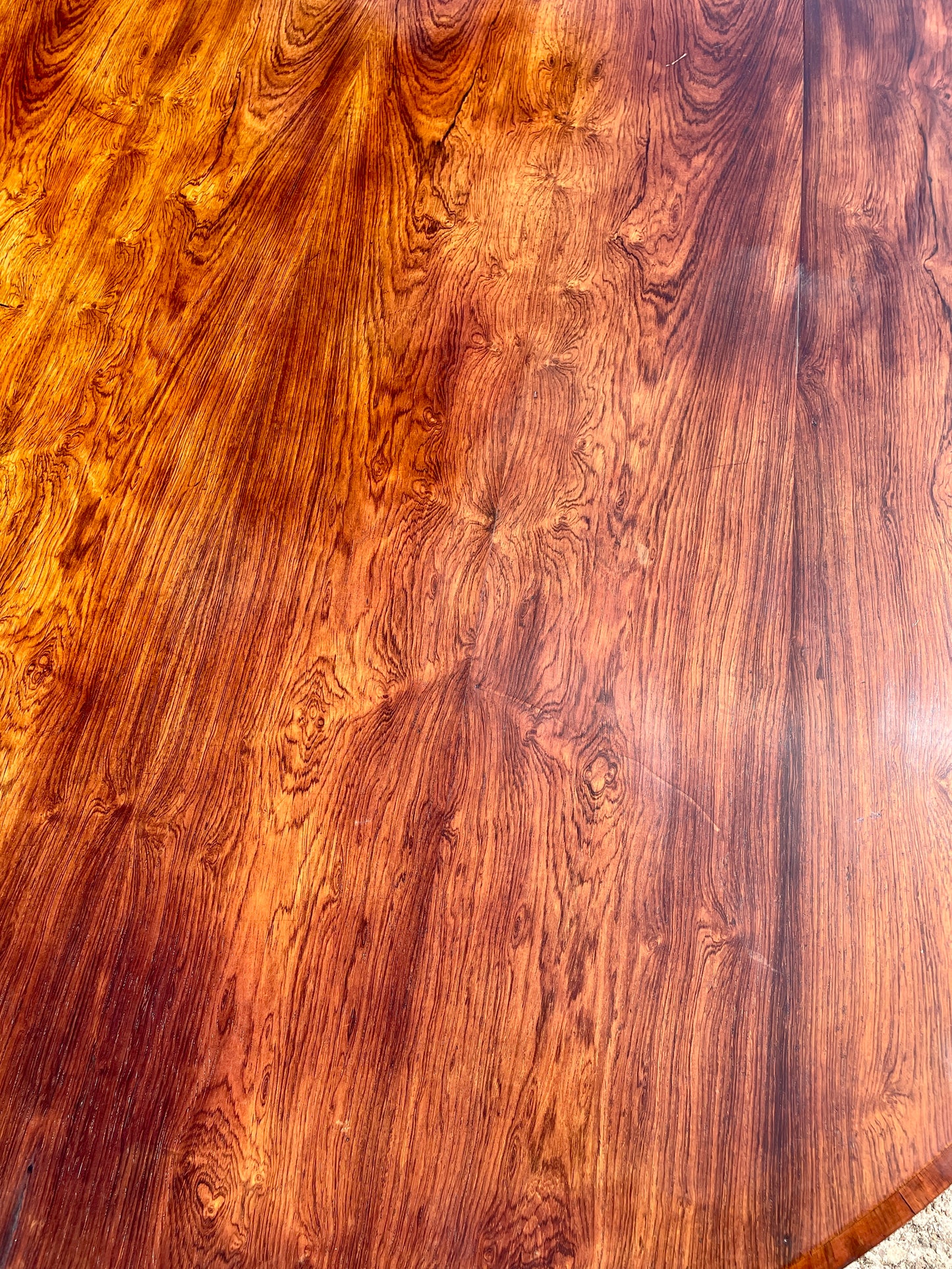 Close-up of a wooden surface with visible grain and texture