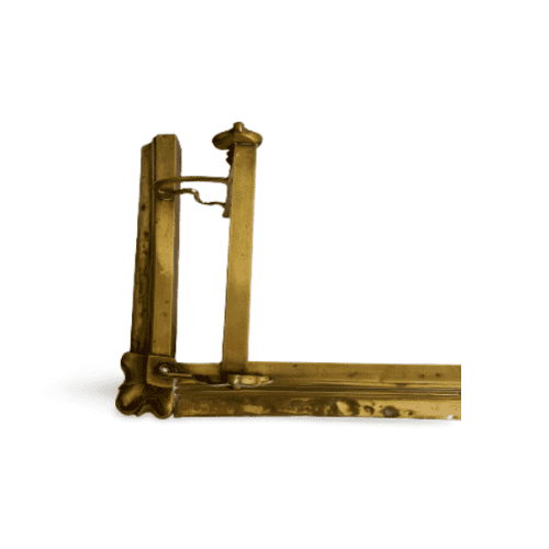 Functional Elegance: Brass Fireplace Fender