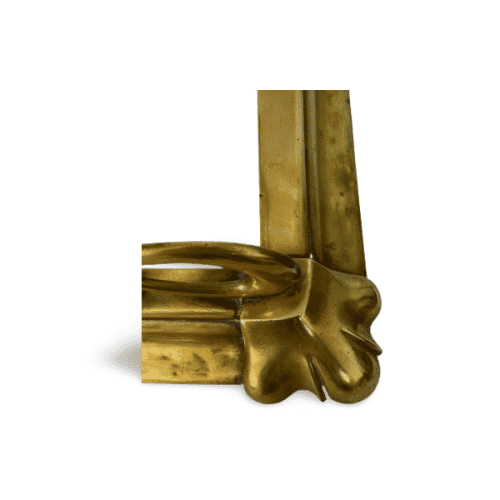 Functional Elegance: Brass Fireplace Fender