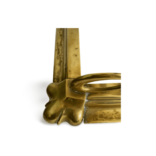Functional Elegance: Brass Fireplace Fender