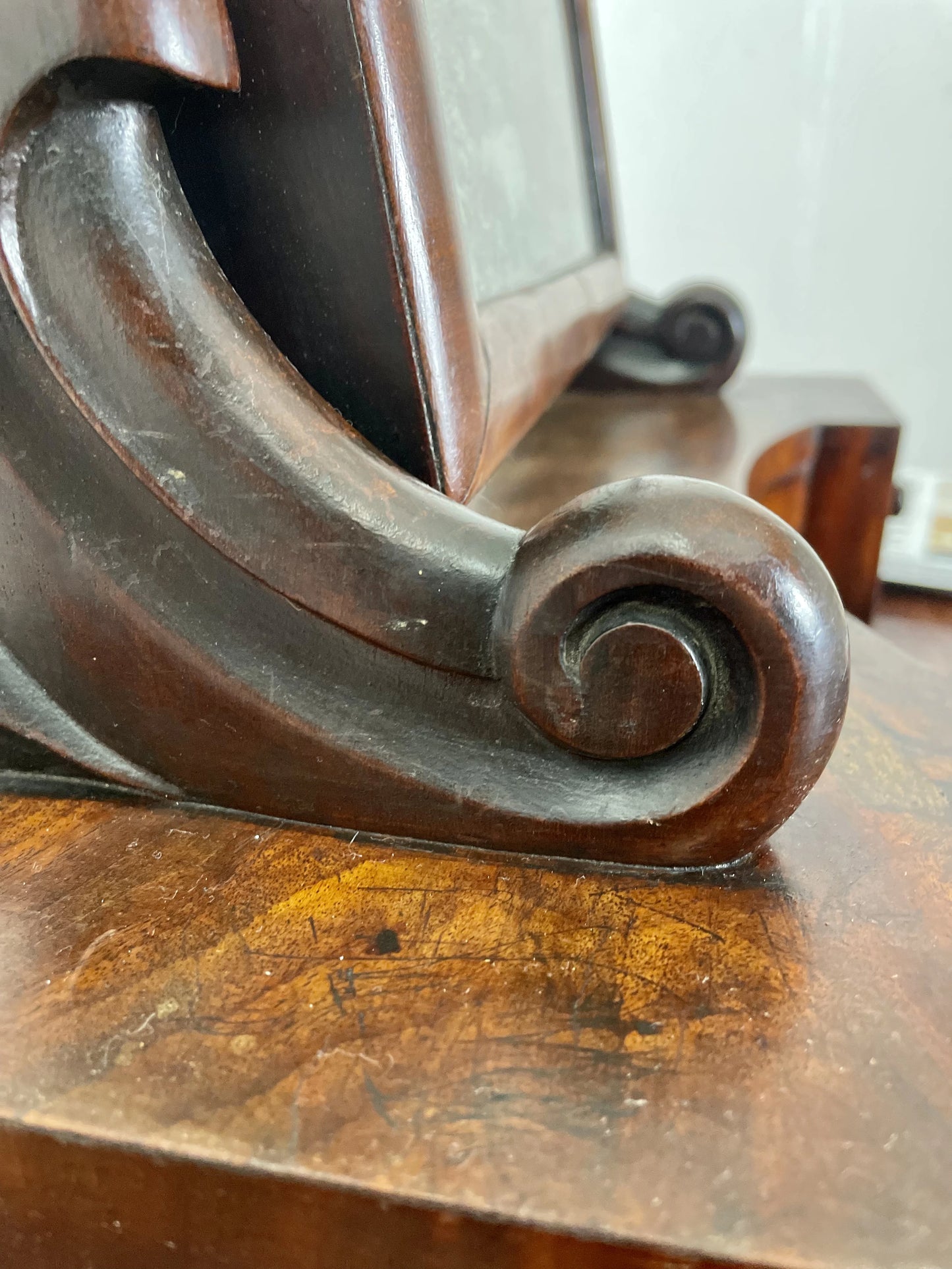 18C Antique Georgian Dressing Mirror
