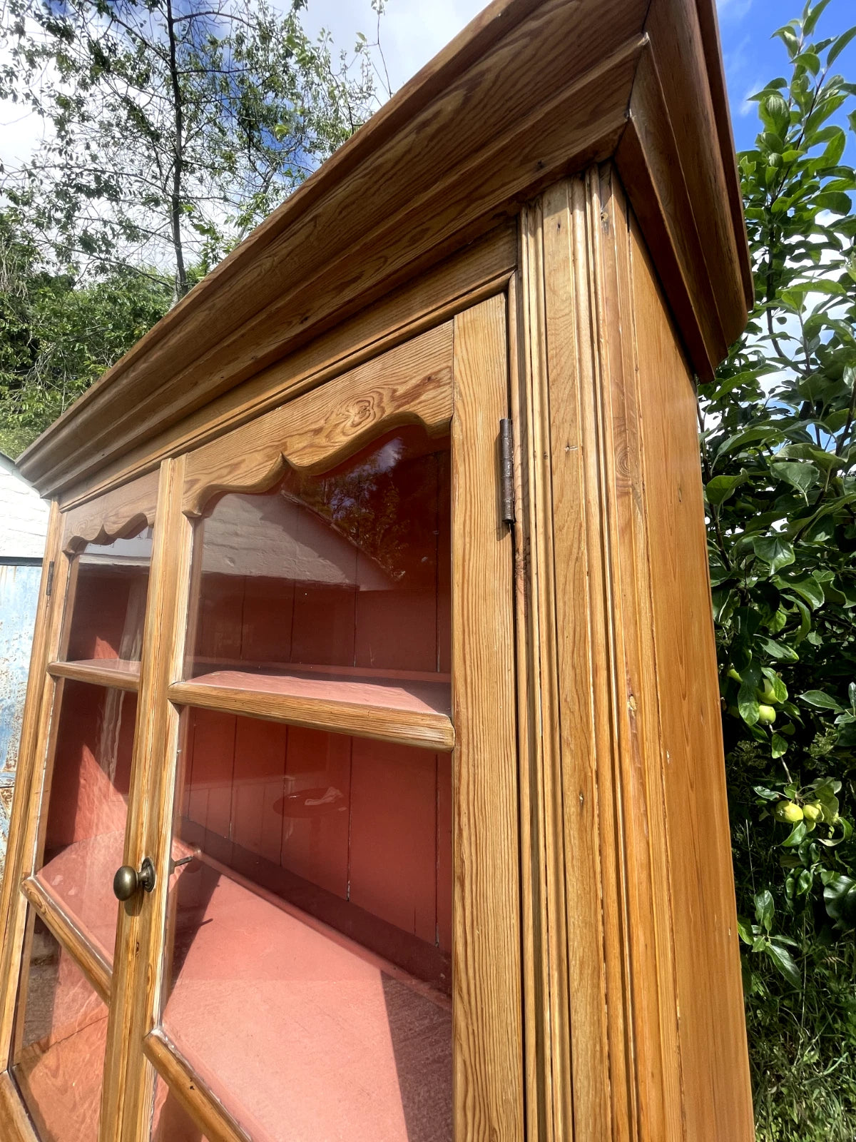 Antique Pine Farmhouse Kitchen Dresser