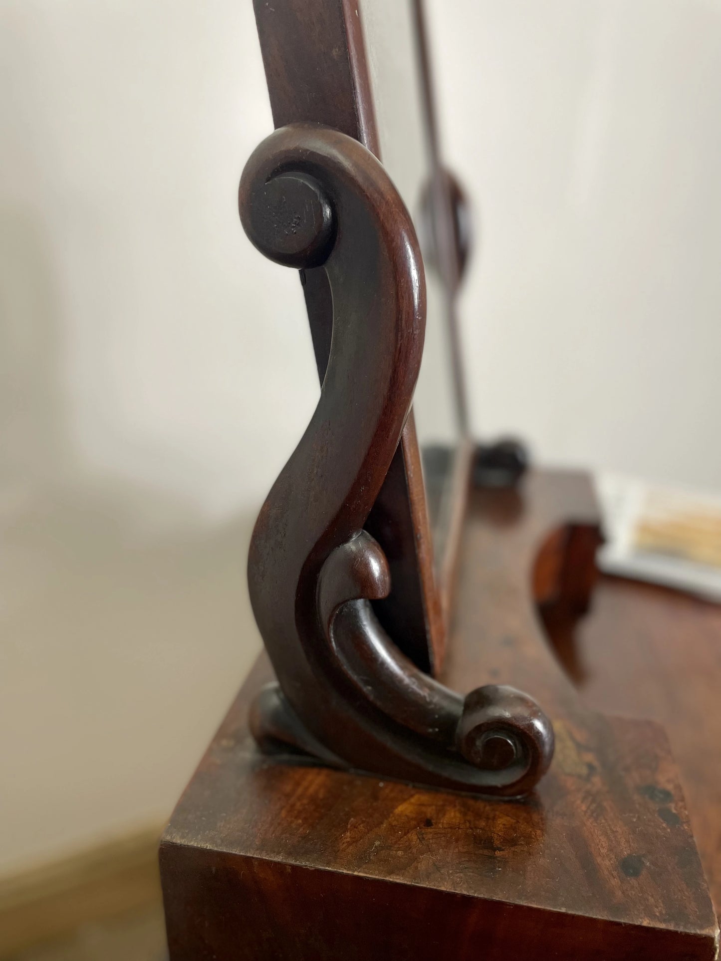 18C Antique Georgian Dressing Mirror
