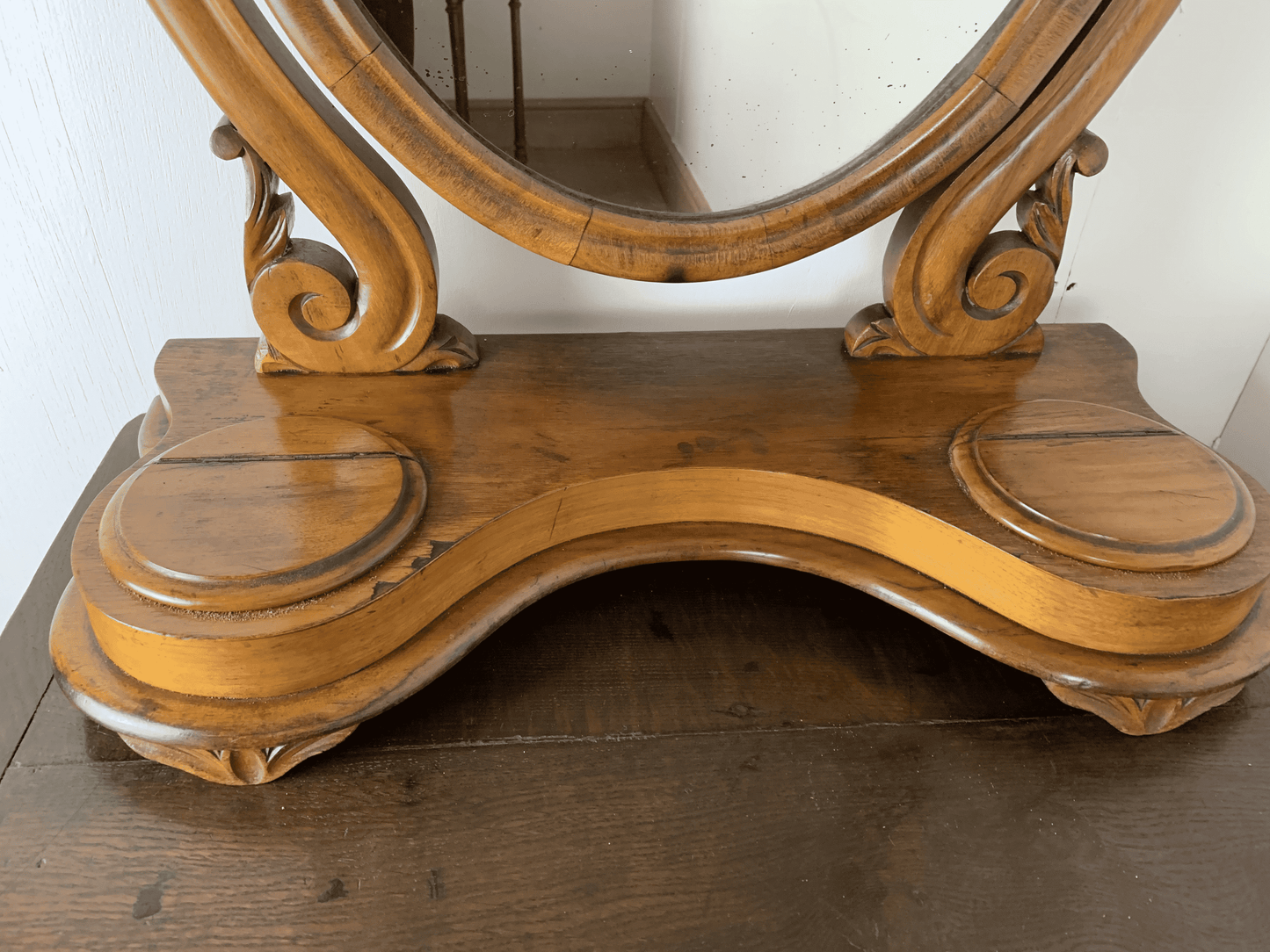 Preserving Heritage: Oval Mirror with History