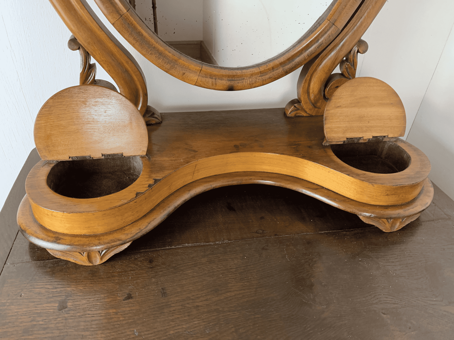 Preserving Heritage: Oval Mirror with History