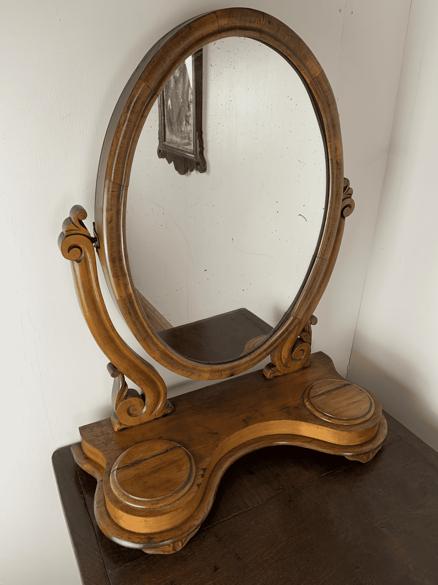 Preserving Heritage: Oval Mirror with History