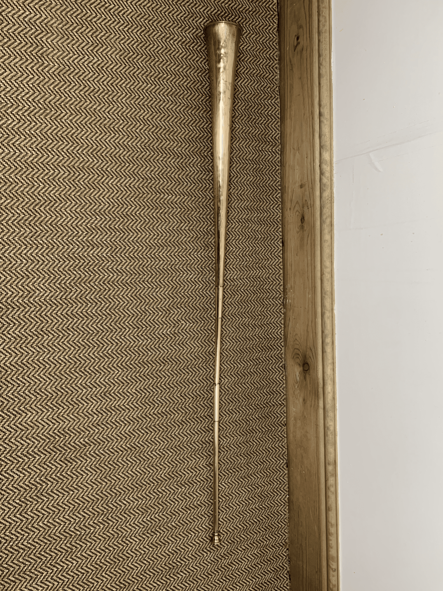 Superb Copper and Brass Coaching Horn: Vintage Elegance for Musical Enthusiasts