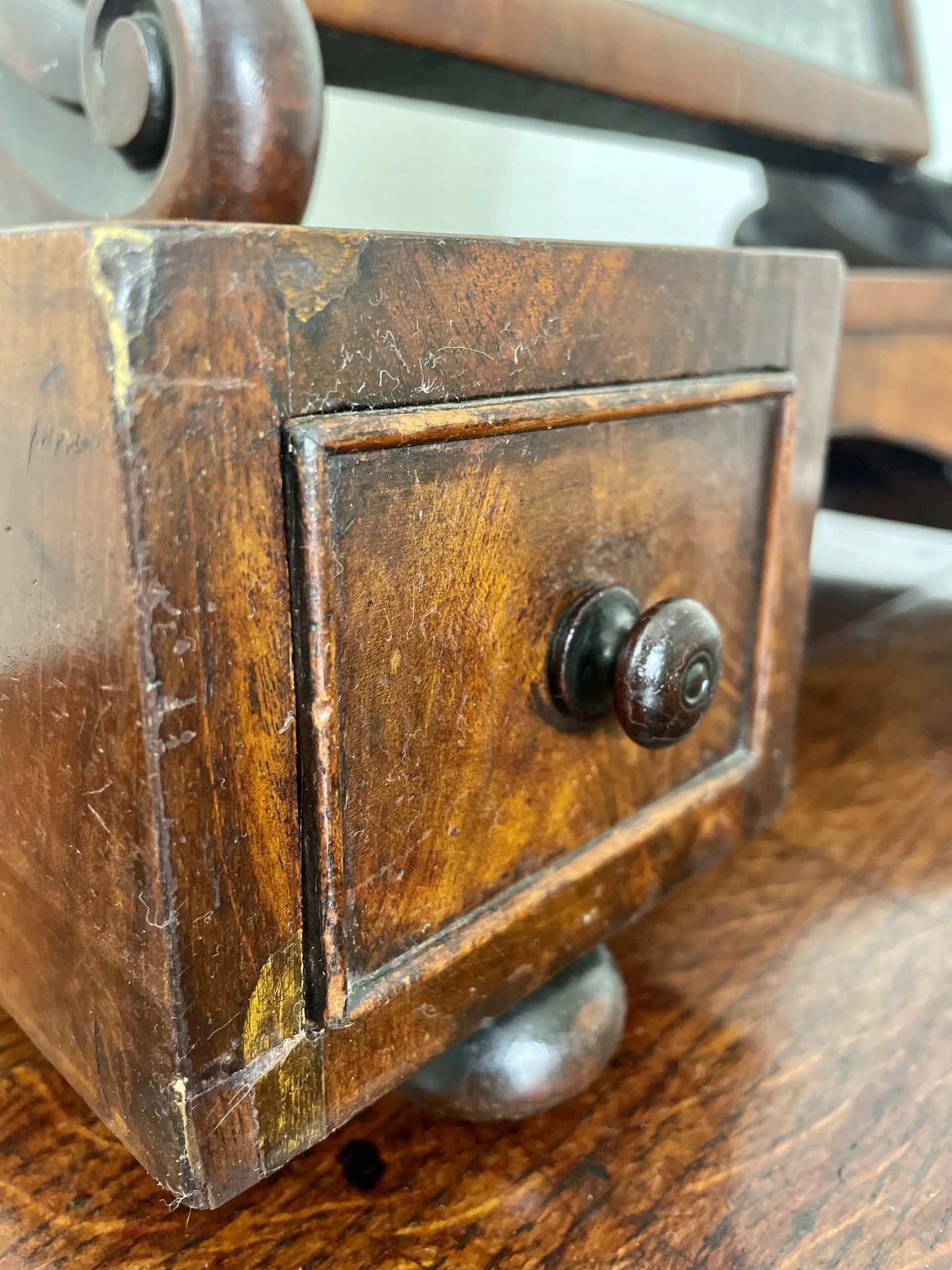 18C Antique Georgian Dressing Mirror