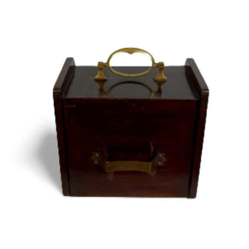 Timeless Elegance: 20th Century Mahogany Coal Scuttle