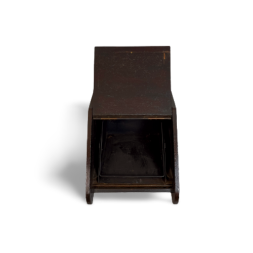 Timeless Elegance: 20th Century Mahogany Coal Scuttle