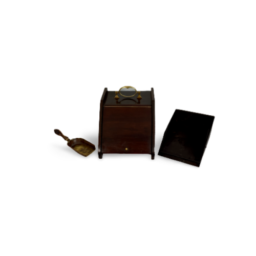 Timeless Elegance: 20th Century Mahogany Coal Scuttle