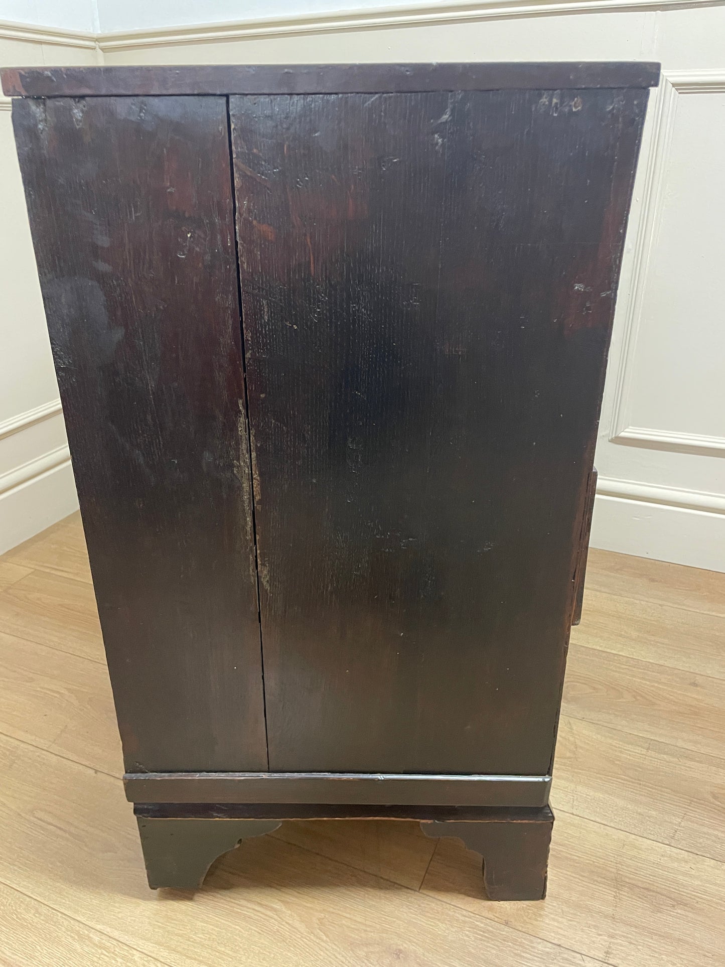 Small Georgian Oak Four Drawer Chest of Drawers