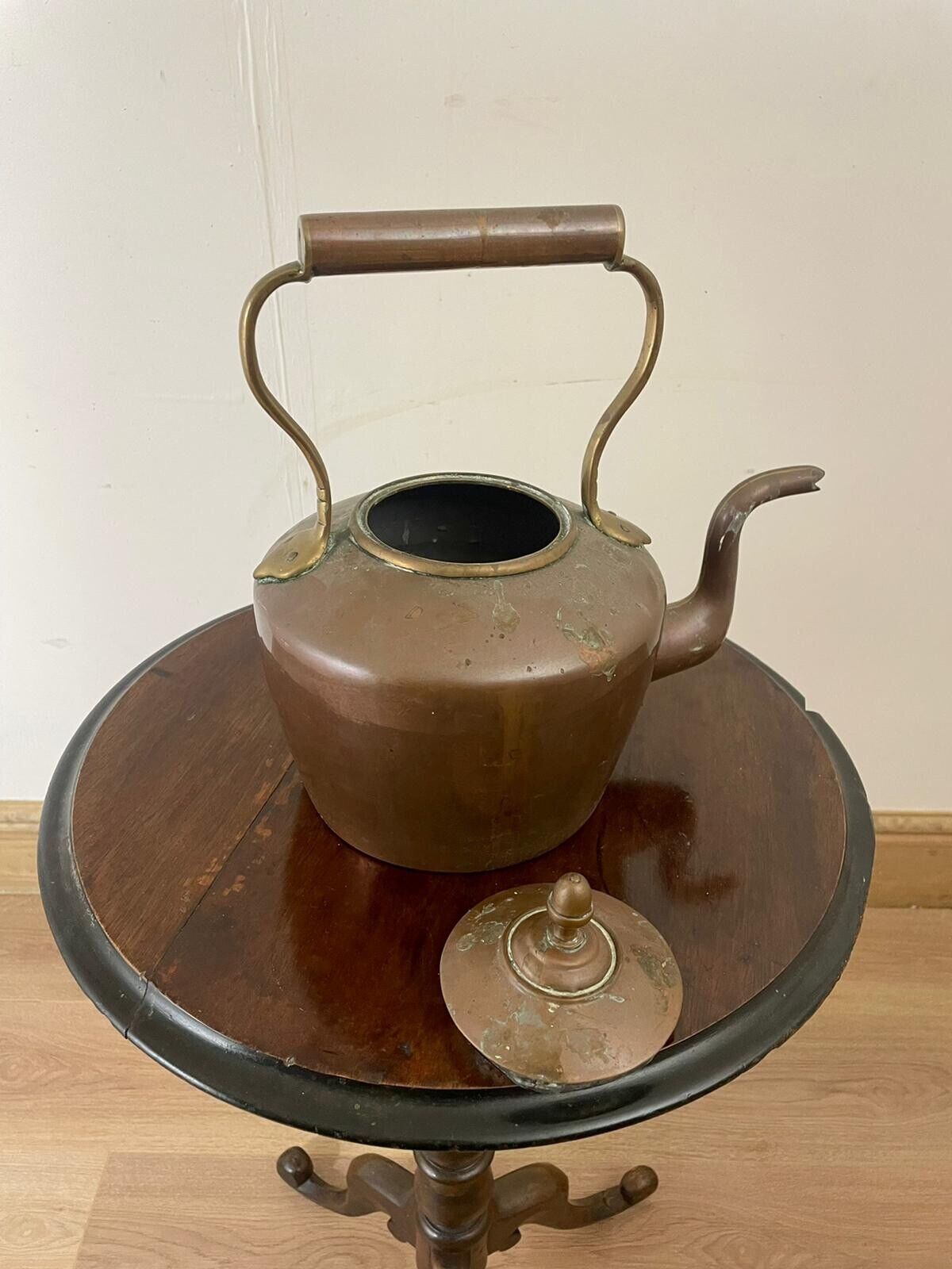 18th Century Antique Copper Kettle lid