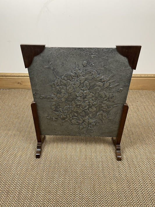 Artistic Craftsmanship: 20th Century Arts and Crafts Edwardian Fire Screen