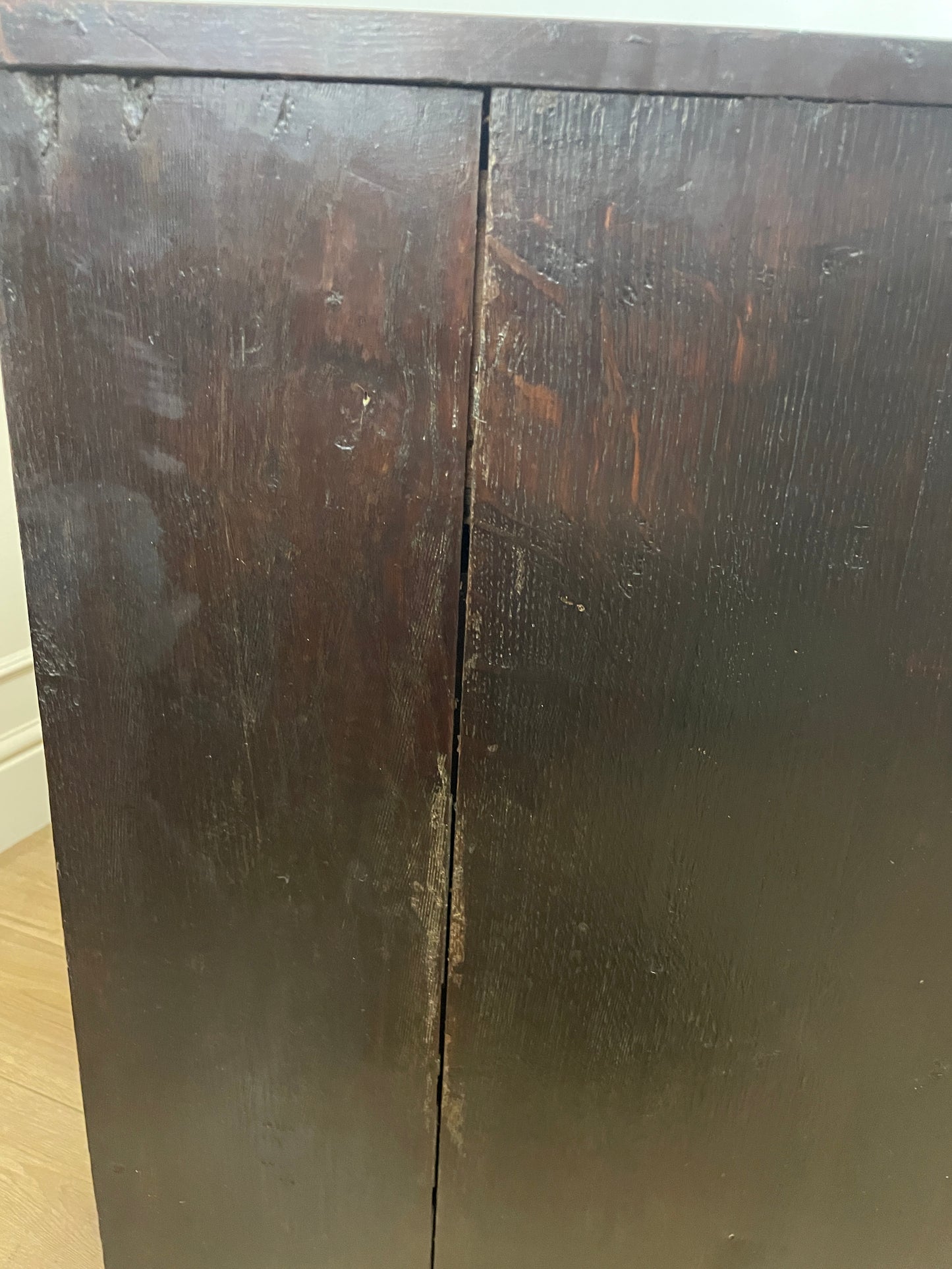 Small Georgian Oak Four Drawer Chest of Drawers