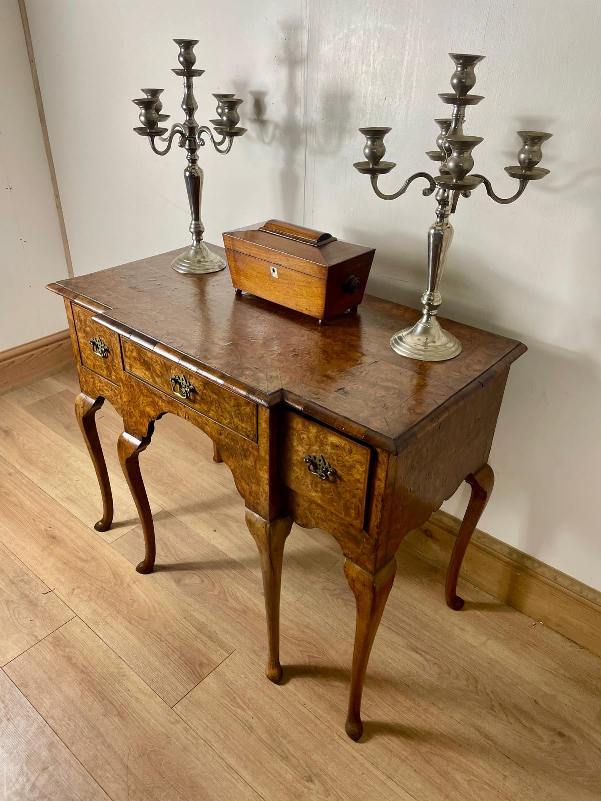 Burr Elm lowboy