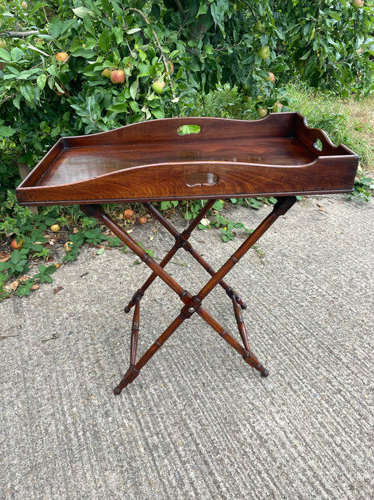 Large Georgian mahogany butler’s tray
