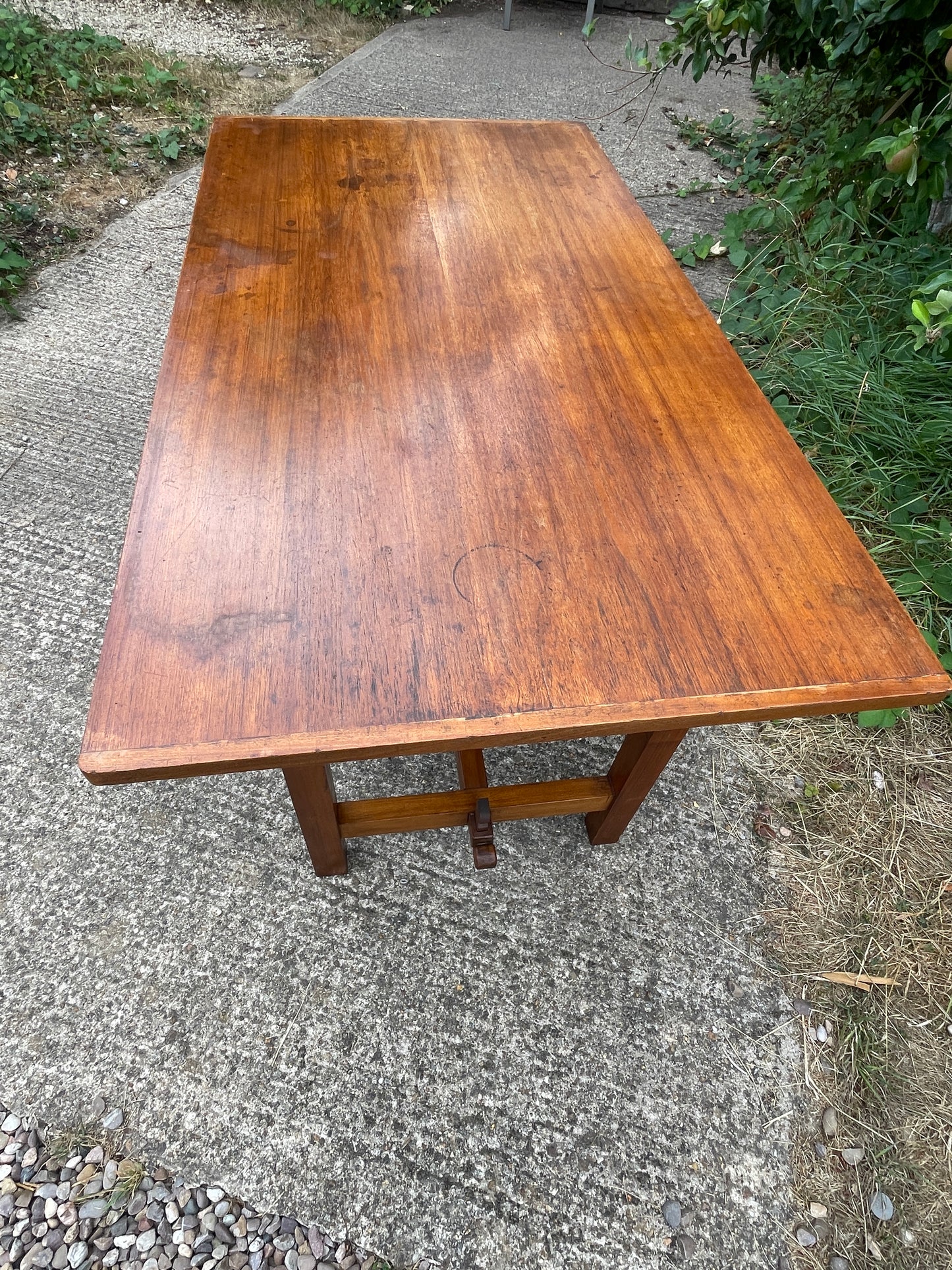 Teak distillery table
