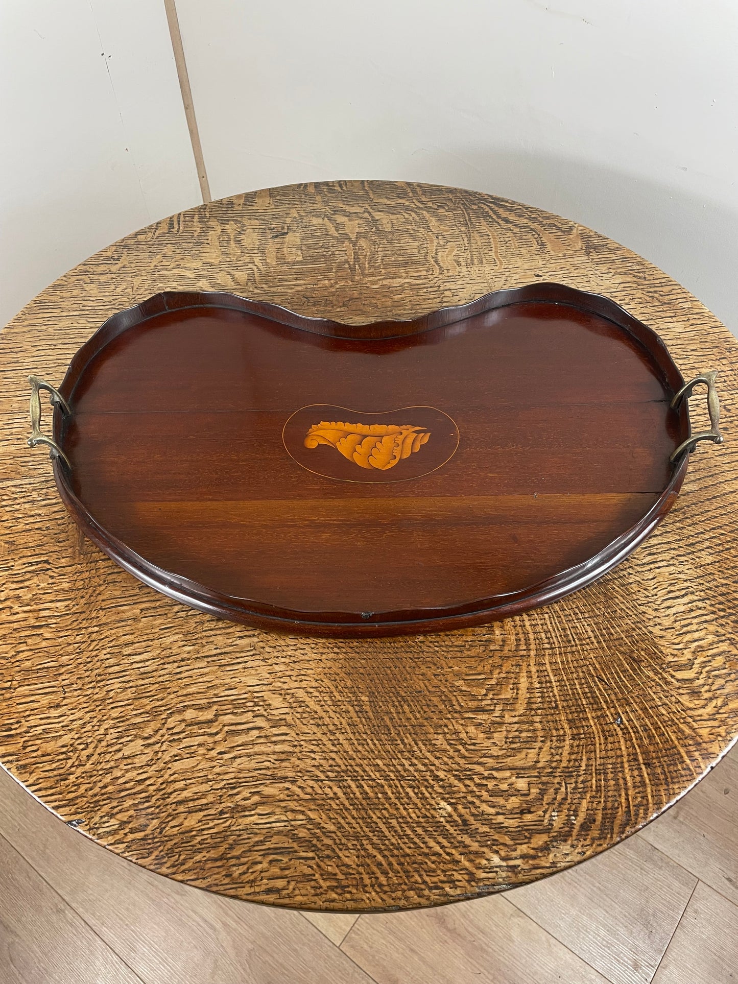 Victorian mahogany tray