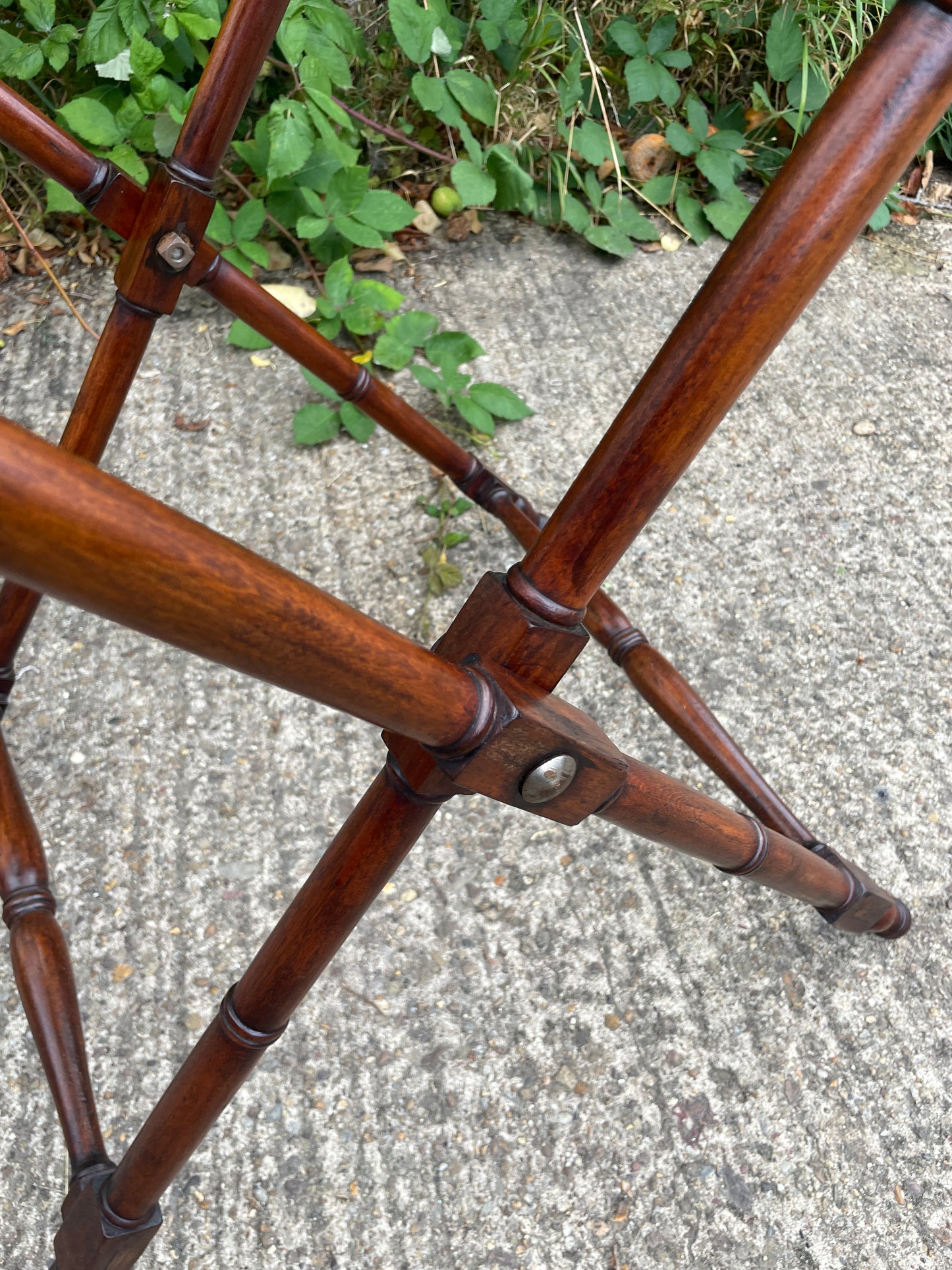 Large Georgian mahogany butler’s tray