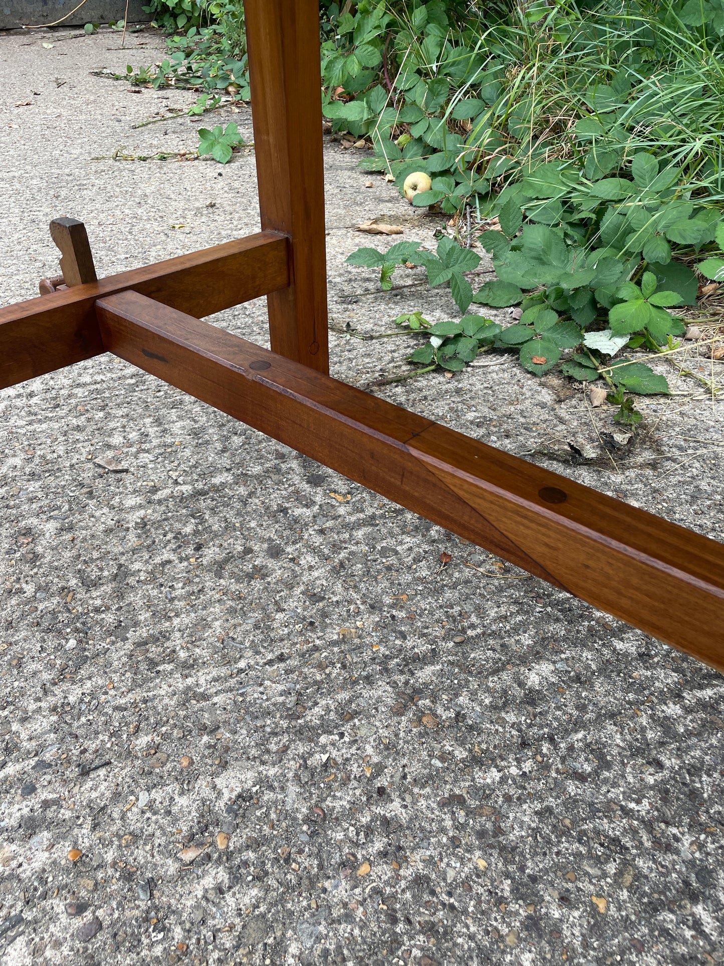 Teak distillery table