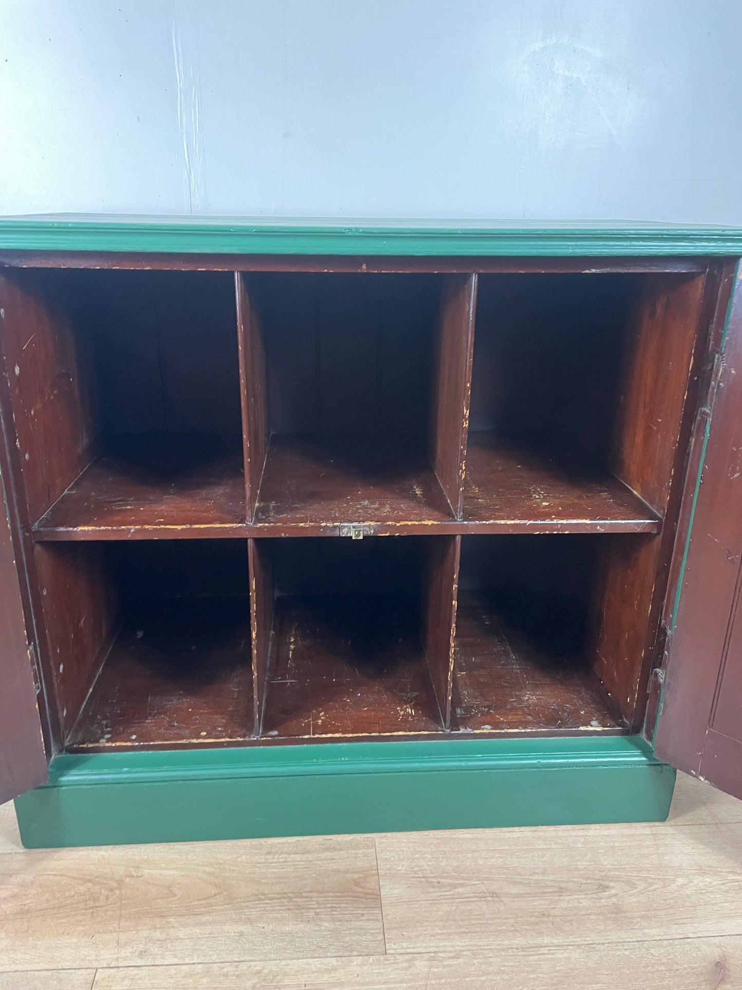 Georgian pigeon hole cupboard