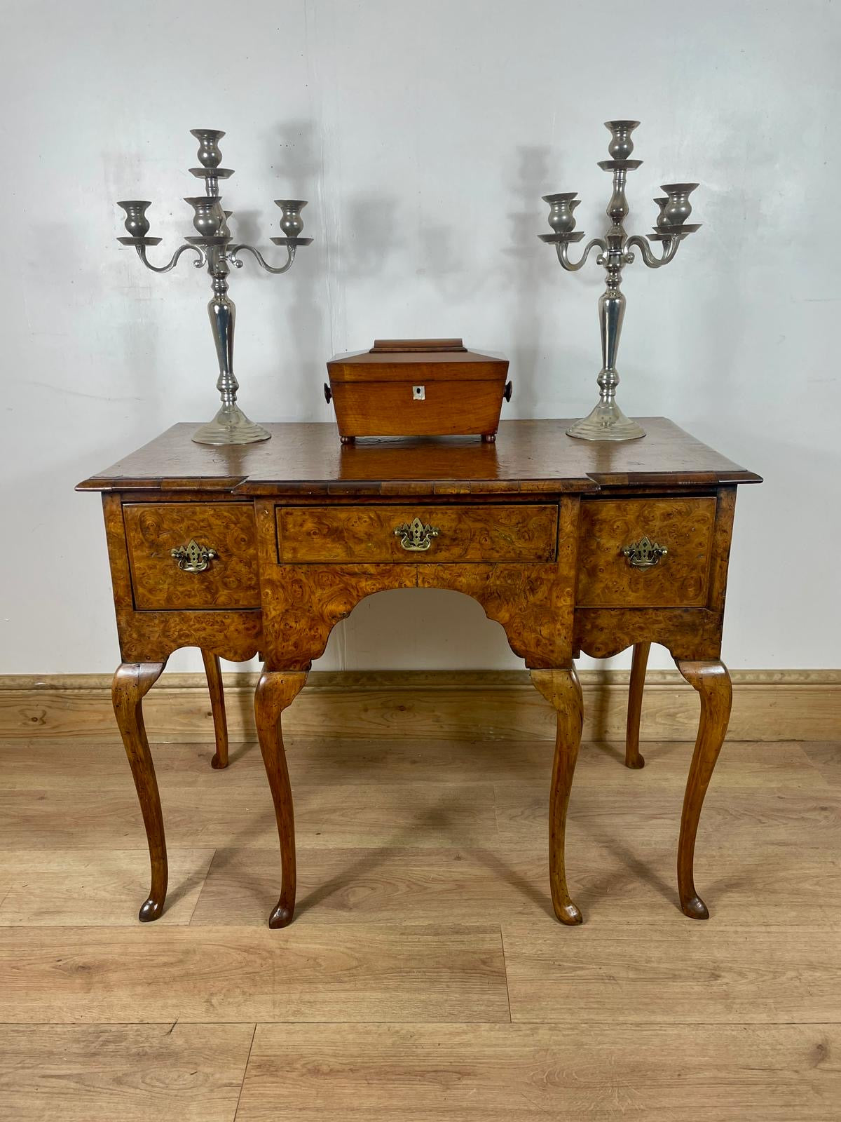 Burr Elm lowboy