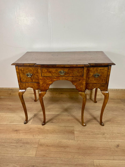 Antique Georgian Burr Elm Lowboy