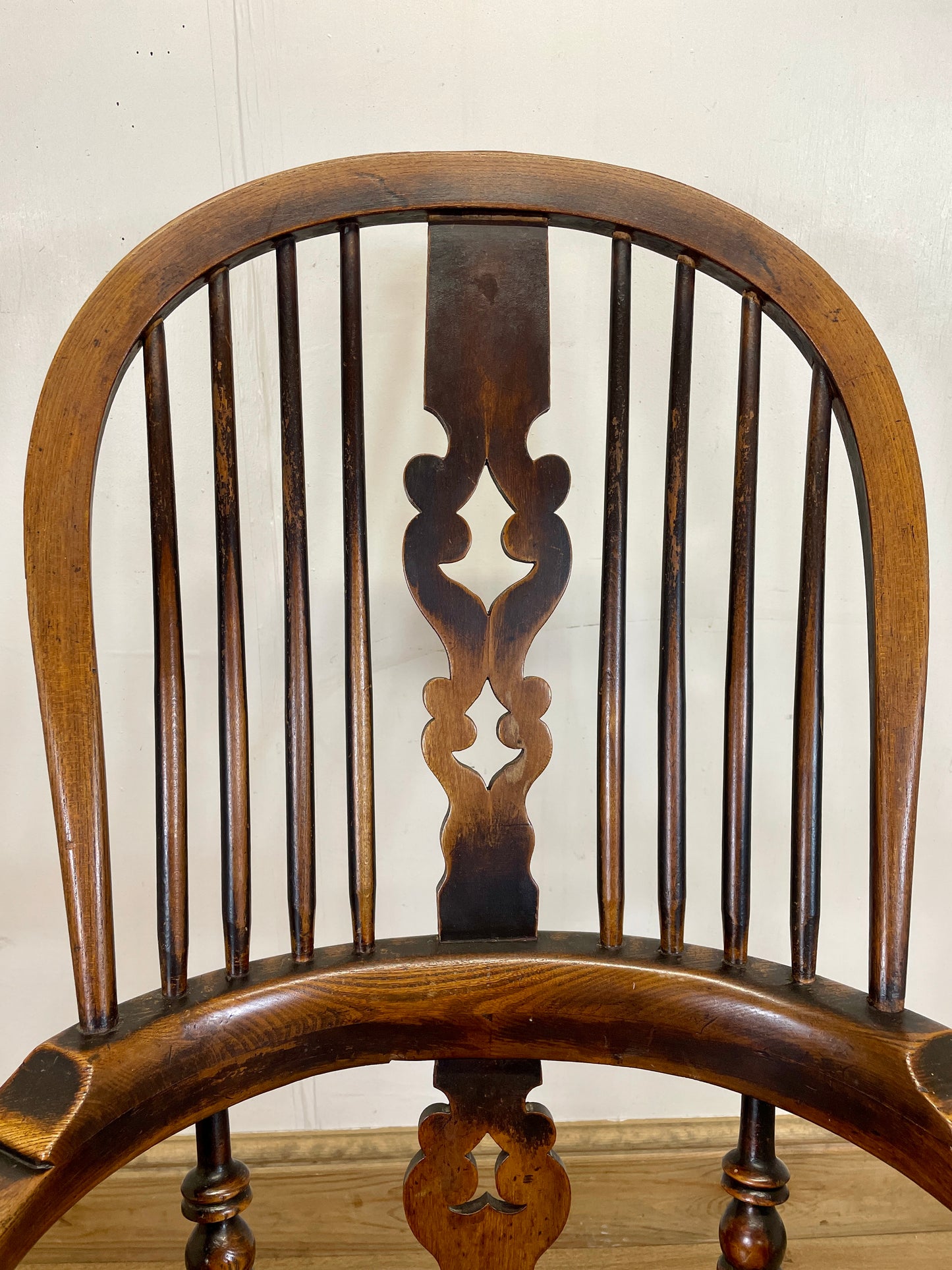Antique Windsor Armchair Country Farmhouse Stick Back