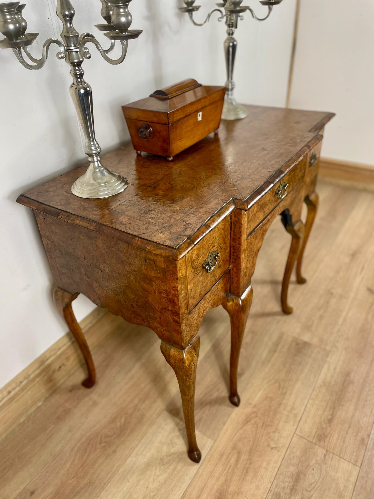 Burr Elm lowboy