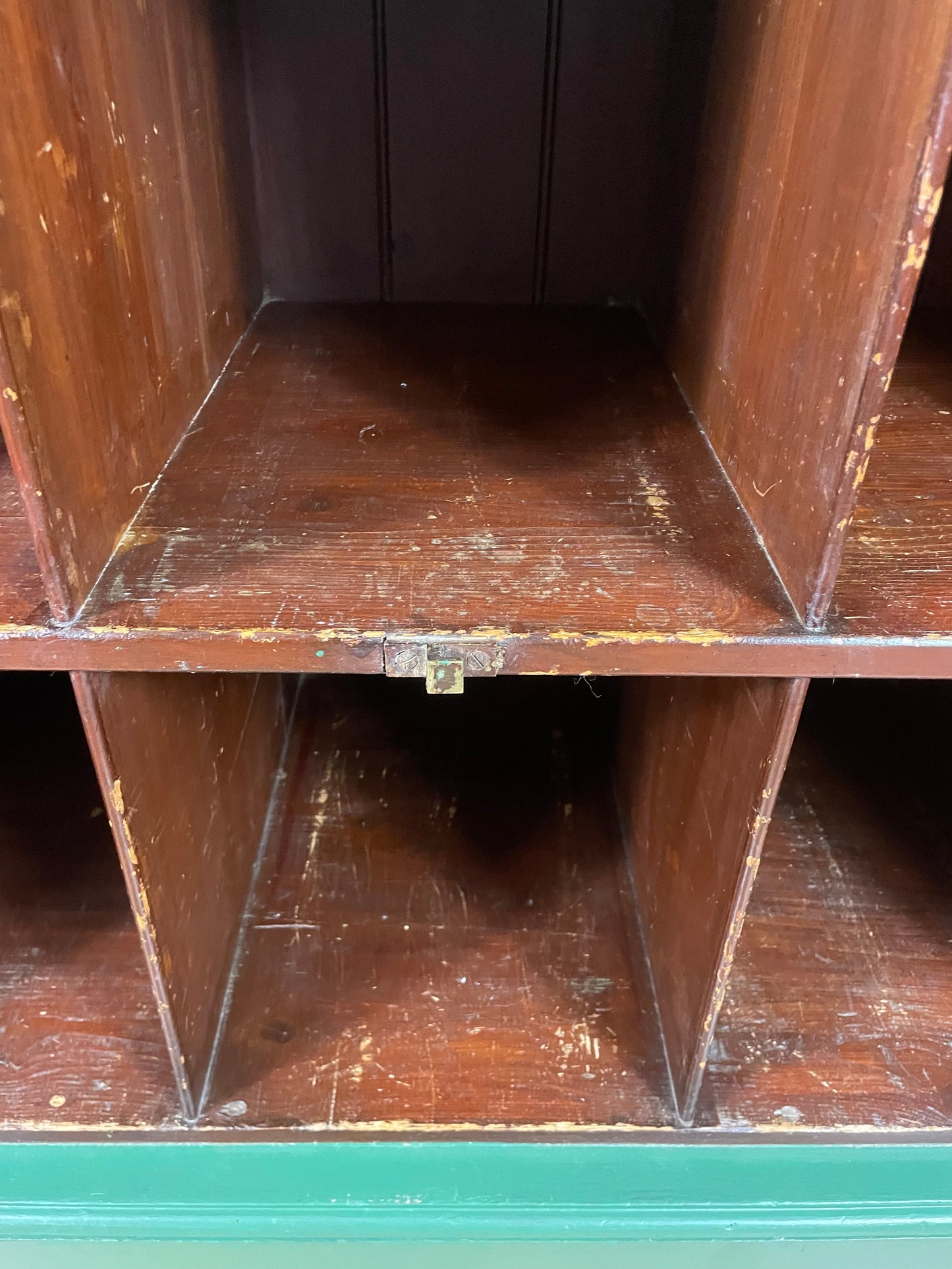 Georgian pigeon hole cupboard