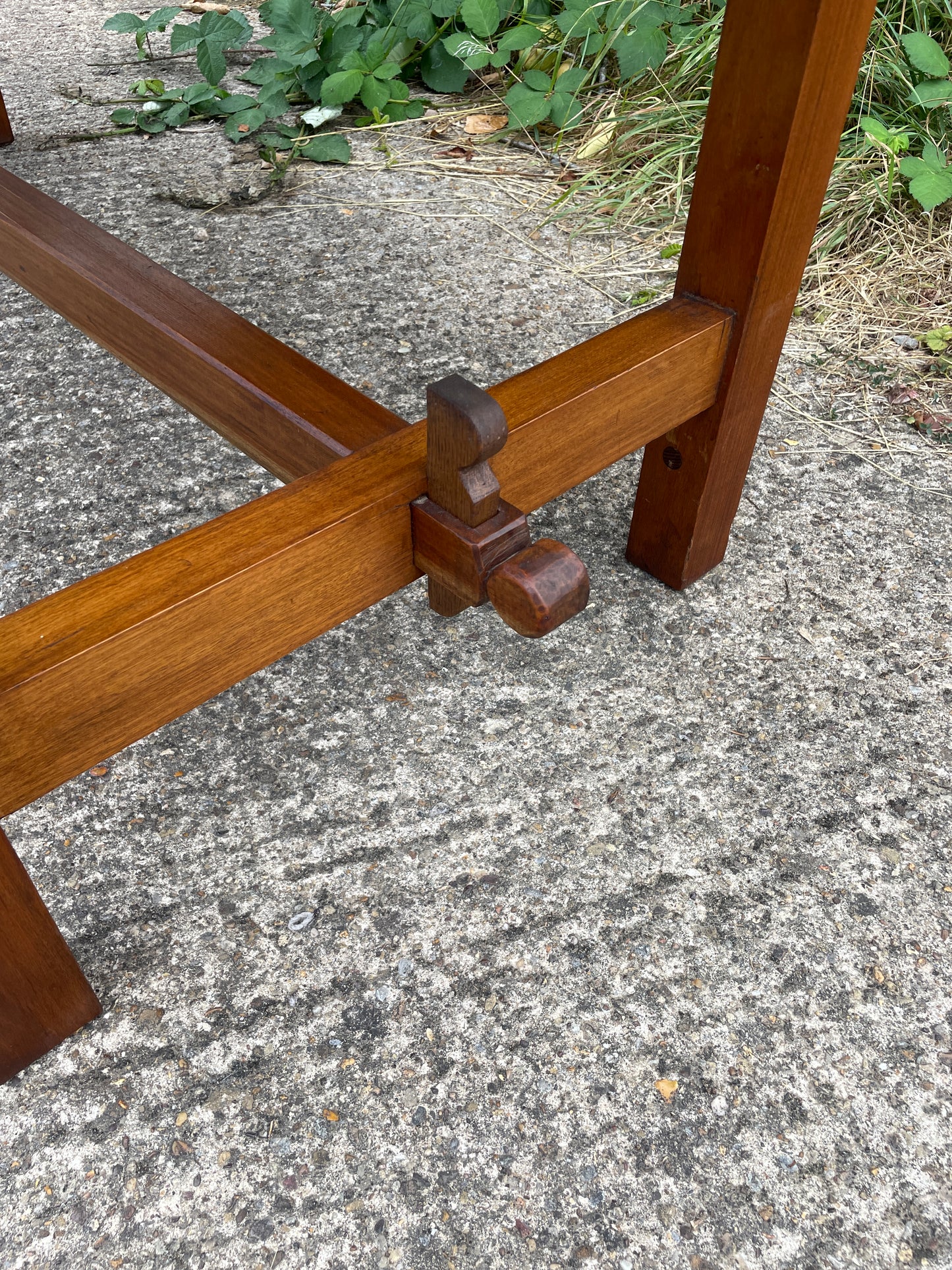 Teak distillery table
