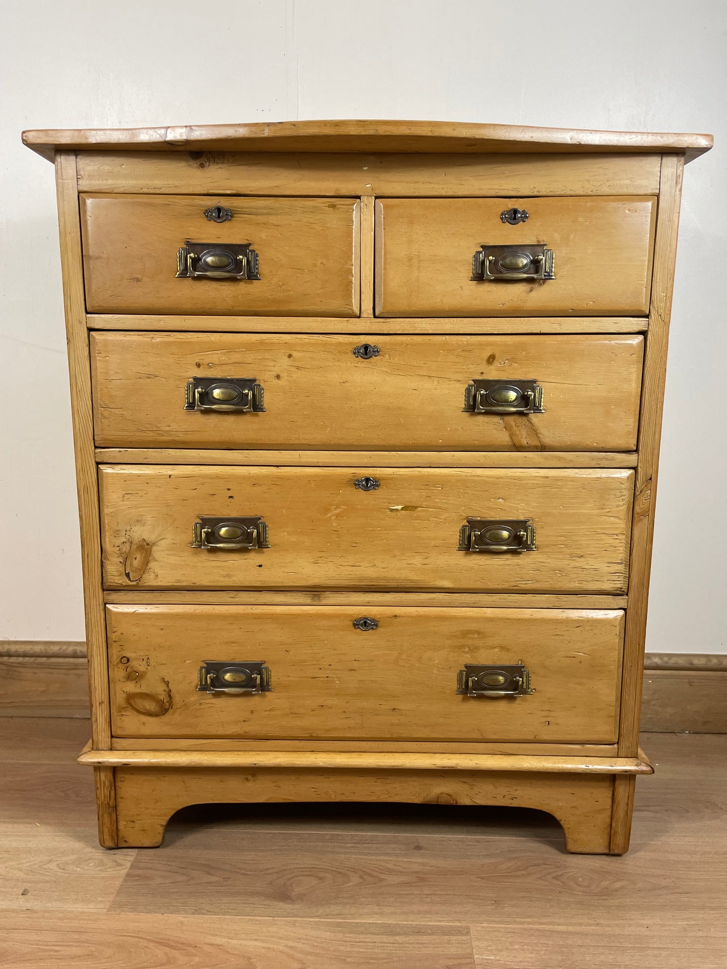 Antique pine chest of drawers