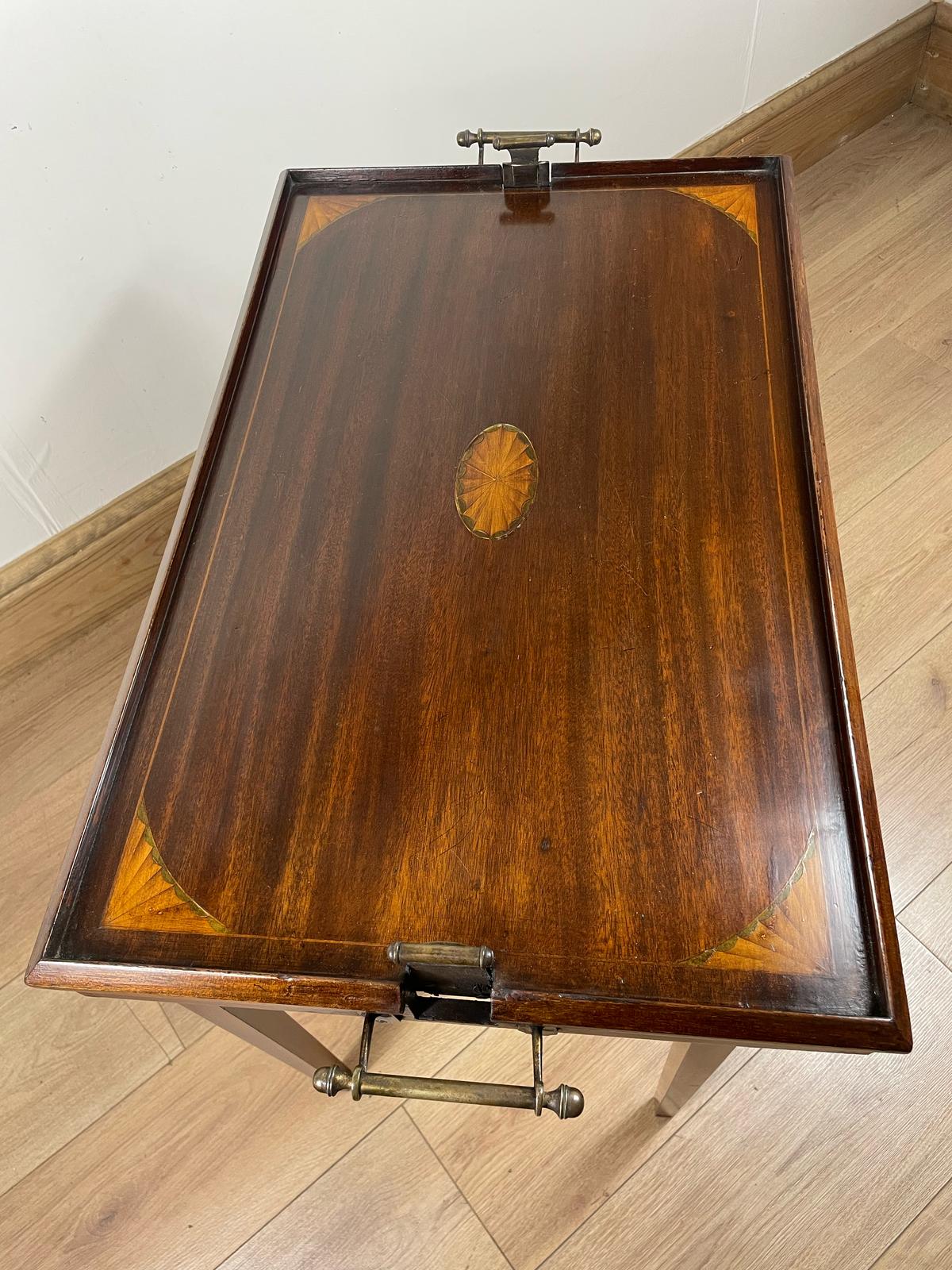 Edwardian Folding Butler’s Table table top