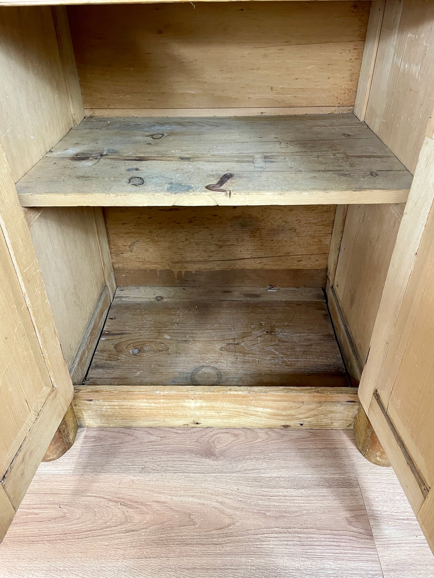 Antique Georgian Pine & Sycamore Sideboard