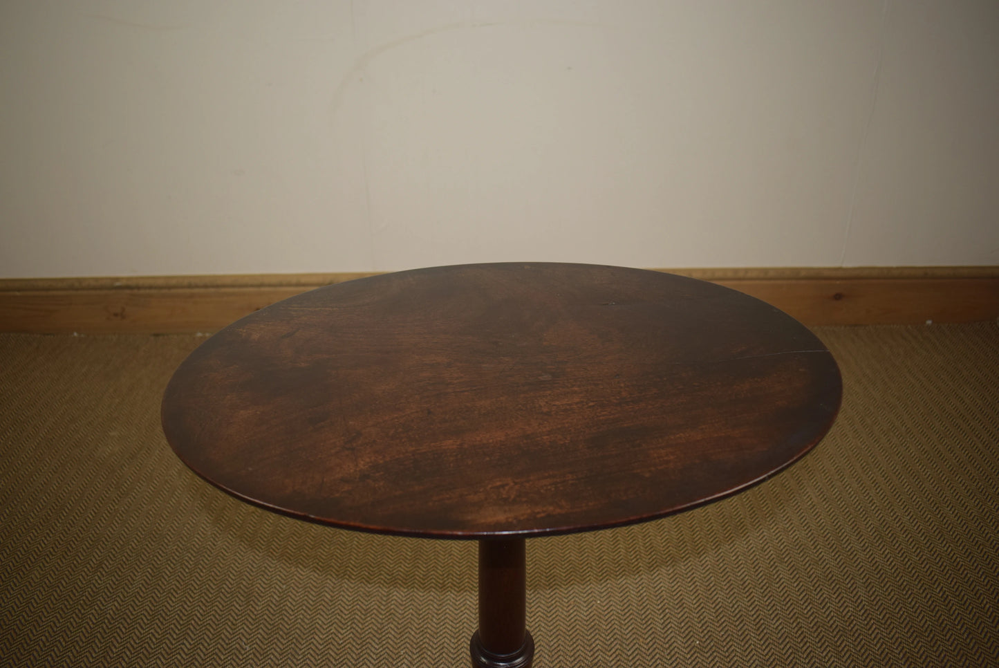 Elegant 19th Century Fruitwood and Oak Lamp Table - A Timeless Heirloom Piece
