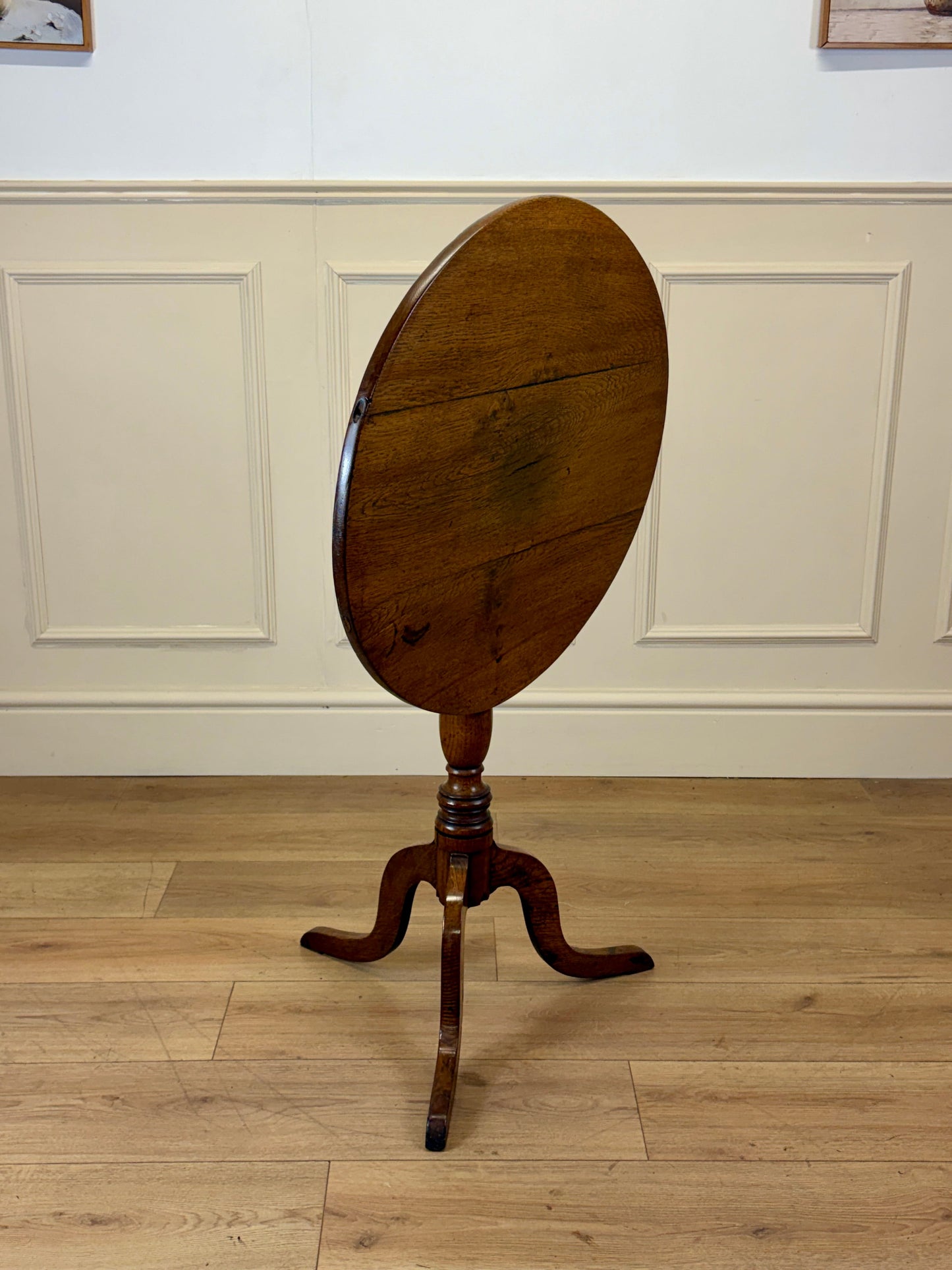 antique-oak-tripod-tilt-top-table